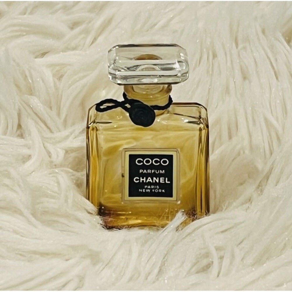 Vintage COCO CHANEL Paris New York Parfum Glass Bottle